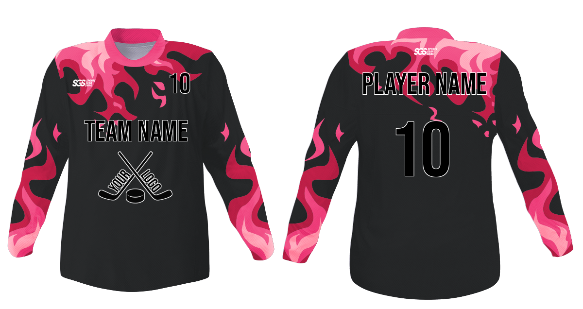 Custom nice nature design youth unisex hockey jersey - Jersey