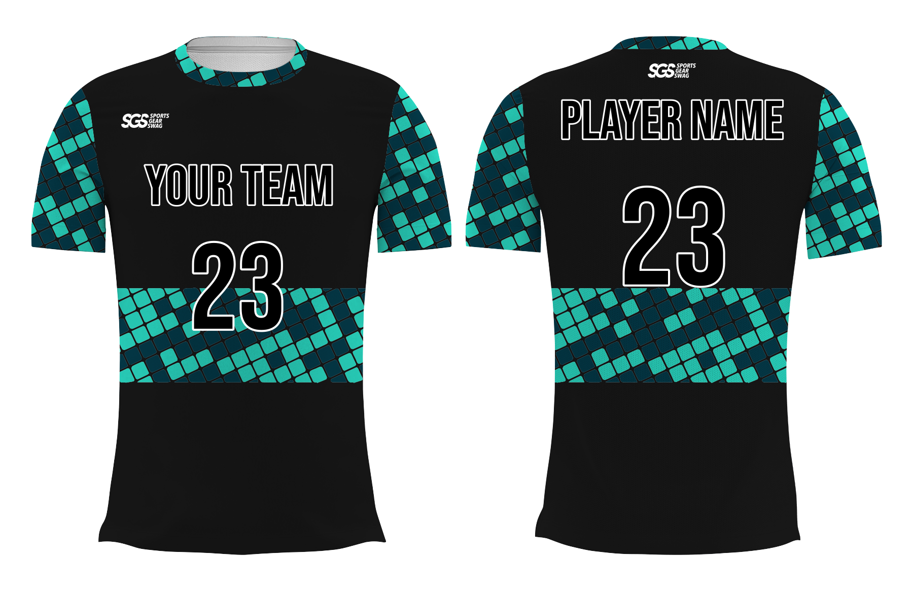 Custom zigzag shapes adult youth volleyball  unisex jersey - Jersey