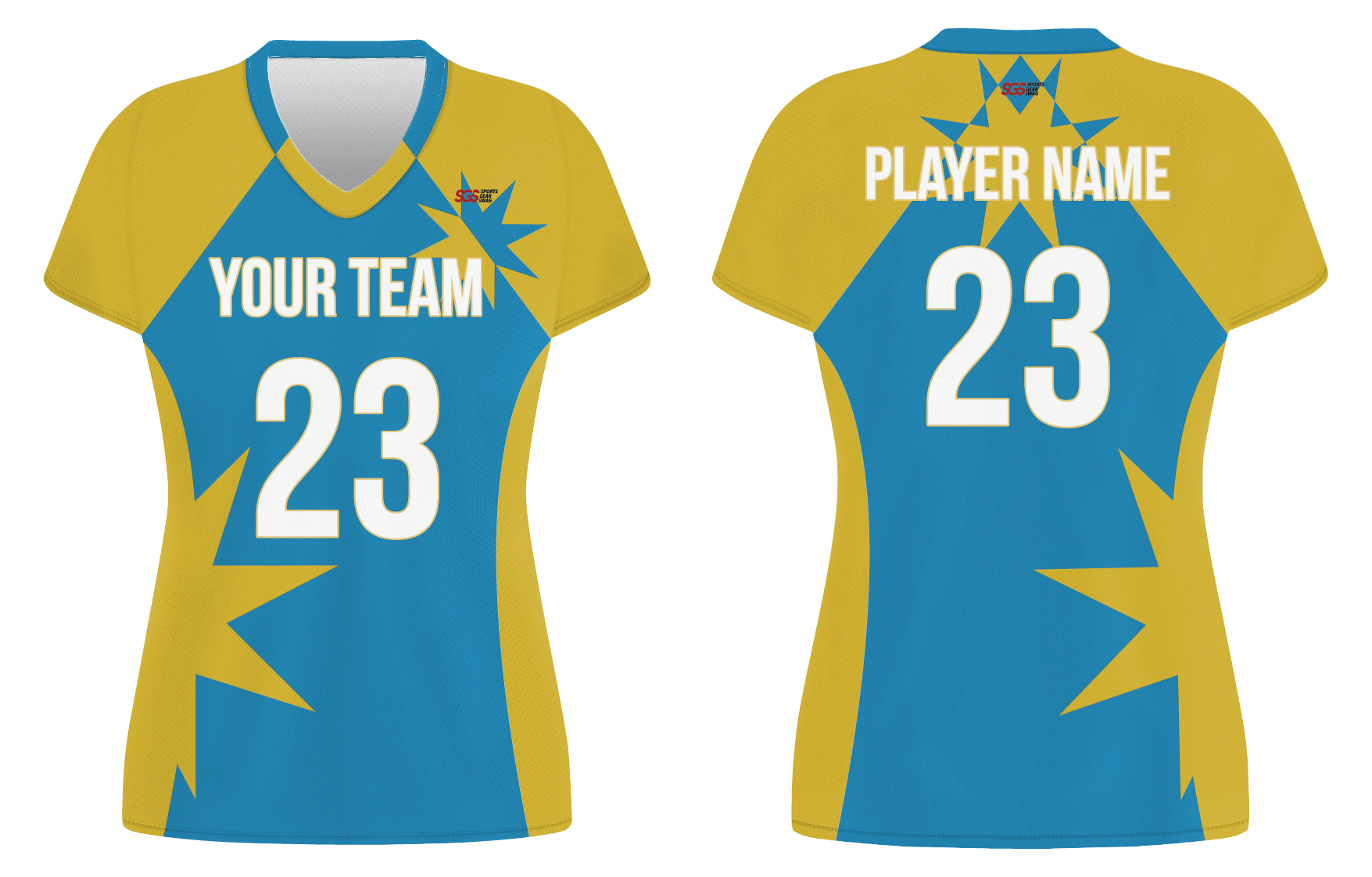 Custom half stars adult youth volleyball jersey - Jersey