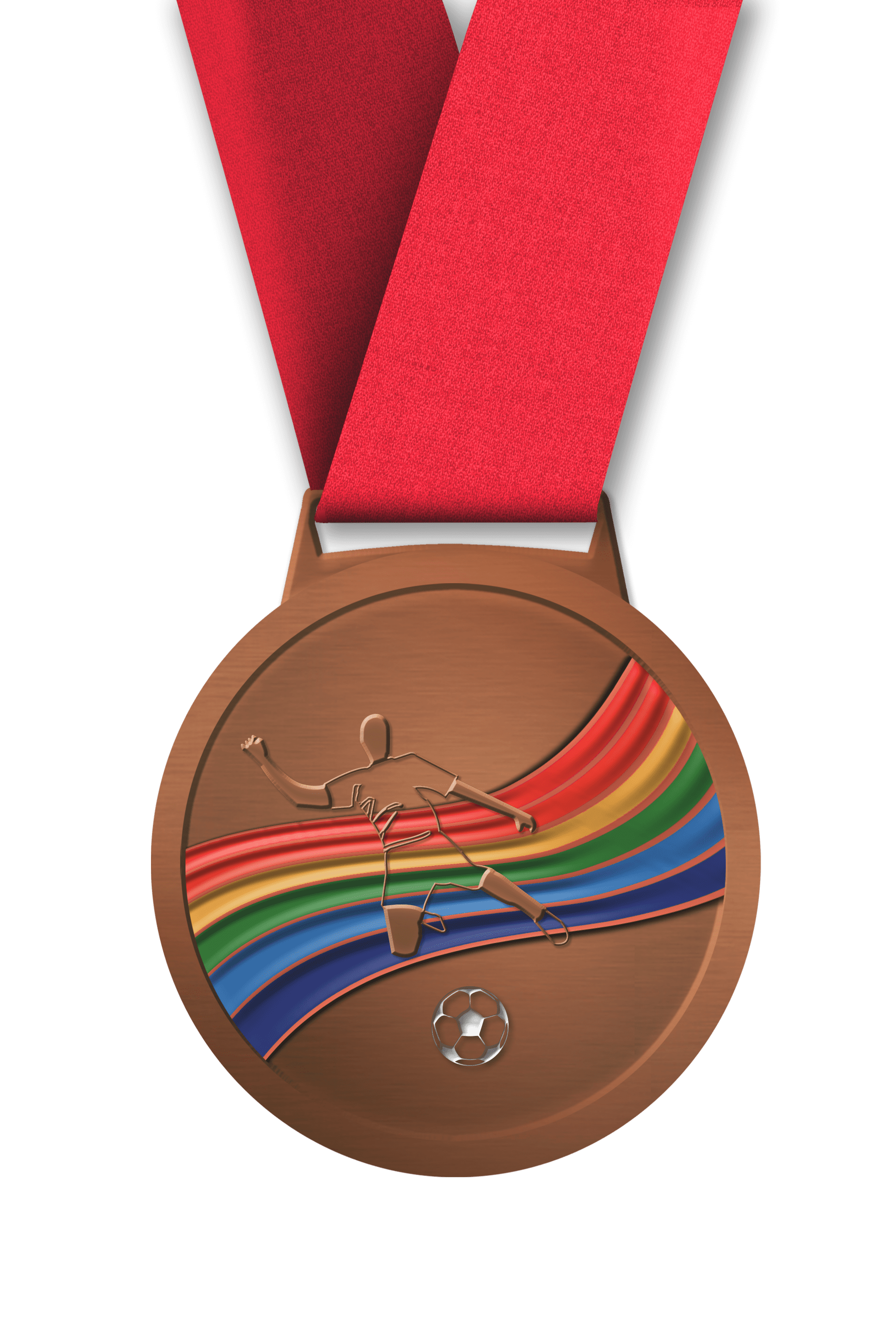 Soccer bronze medals awards - Medals-awards
