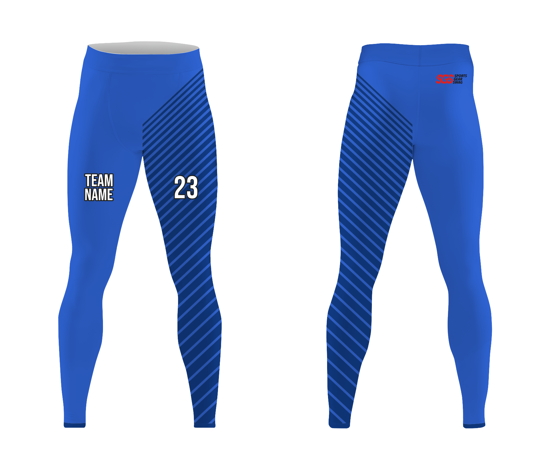 Custom amazing adult youth unisex full calf compression tights - Compression-tights