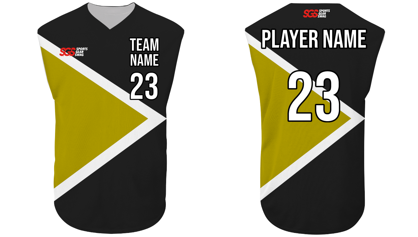Custom triangular design sleeveless youth unisex baseball jersey - Jersey