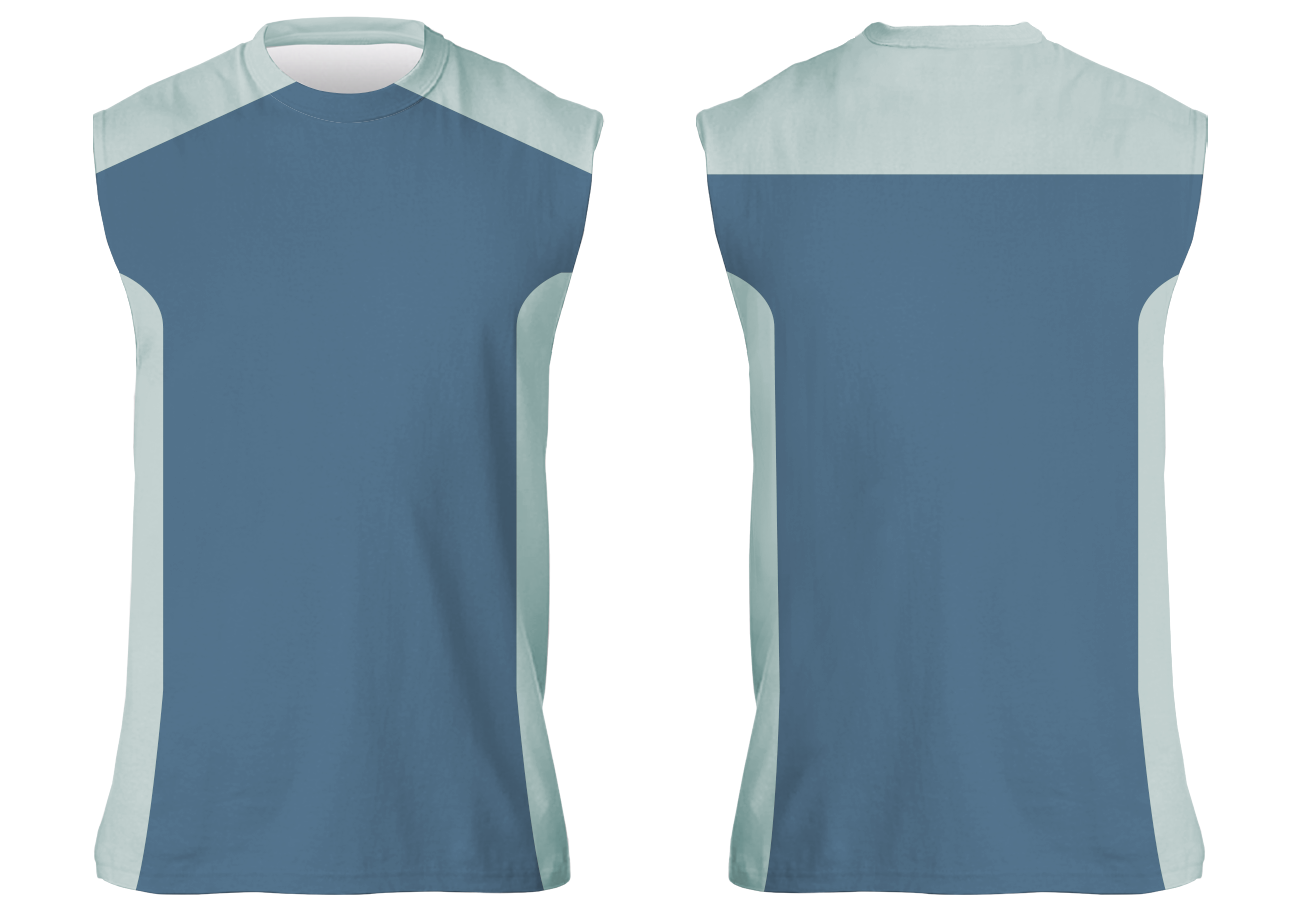 Custom two tone adult youth unisex sleeveless shirt - Shirt-sleeveless