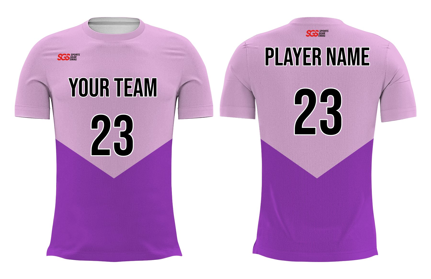 Custom purple solids adult youth volleyball  unisex jersey - Jersey