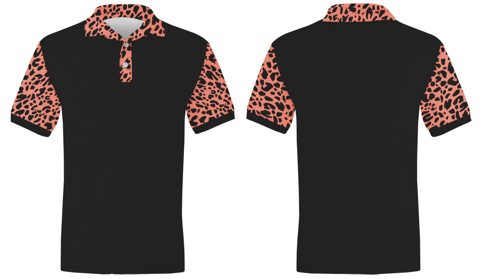Custom leopard skin adult youth unisex polo - Golf-polos