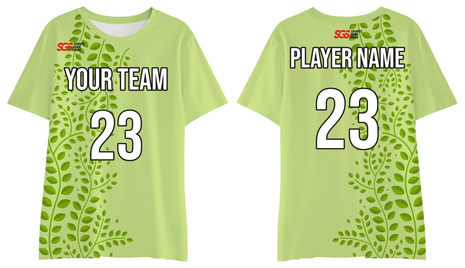 Custom short sleeve shirts adult youth unisex eco stream - Jersey