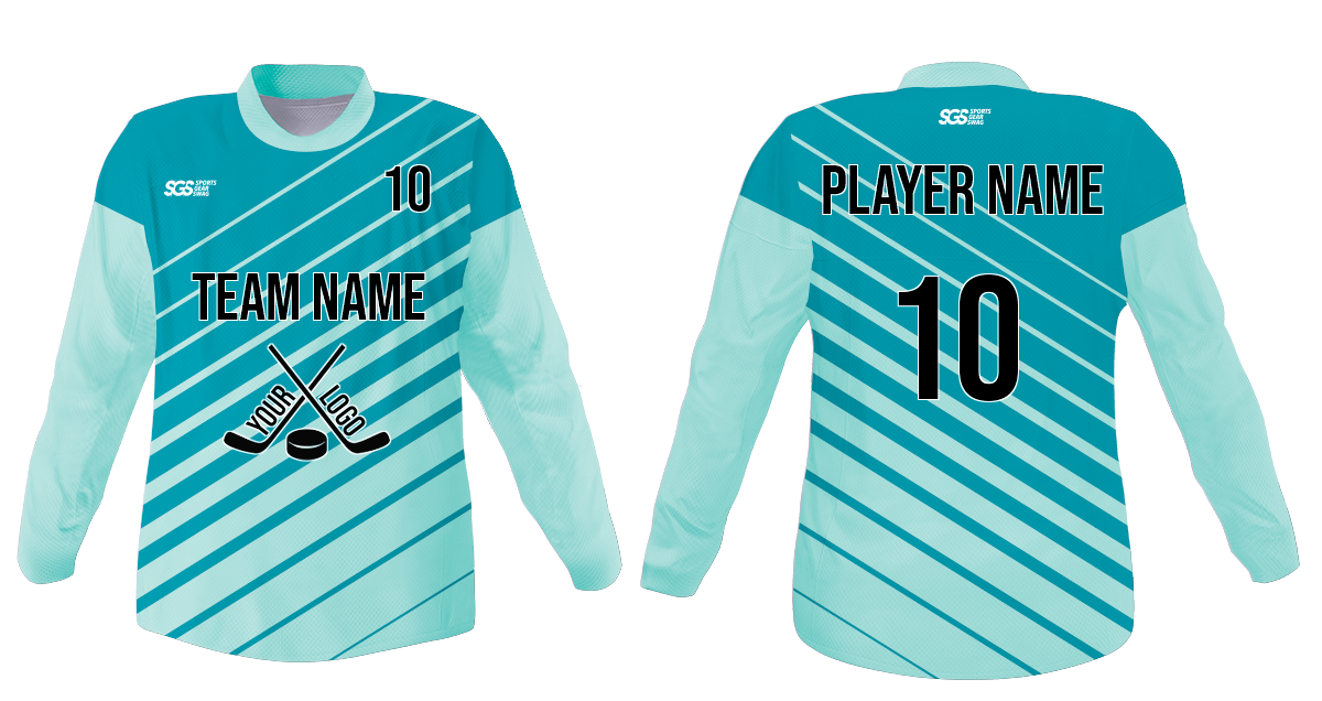 Custom slide stripe youth unisex hockey jersey - Jersey