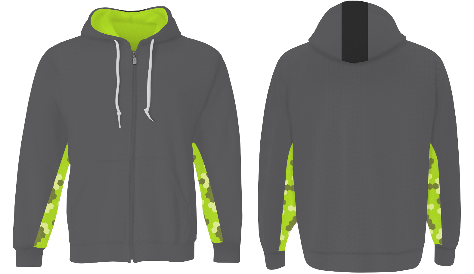 Custom colorblock pullover adult youth unisex full zipper hoodie - Hoodie