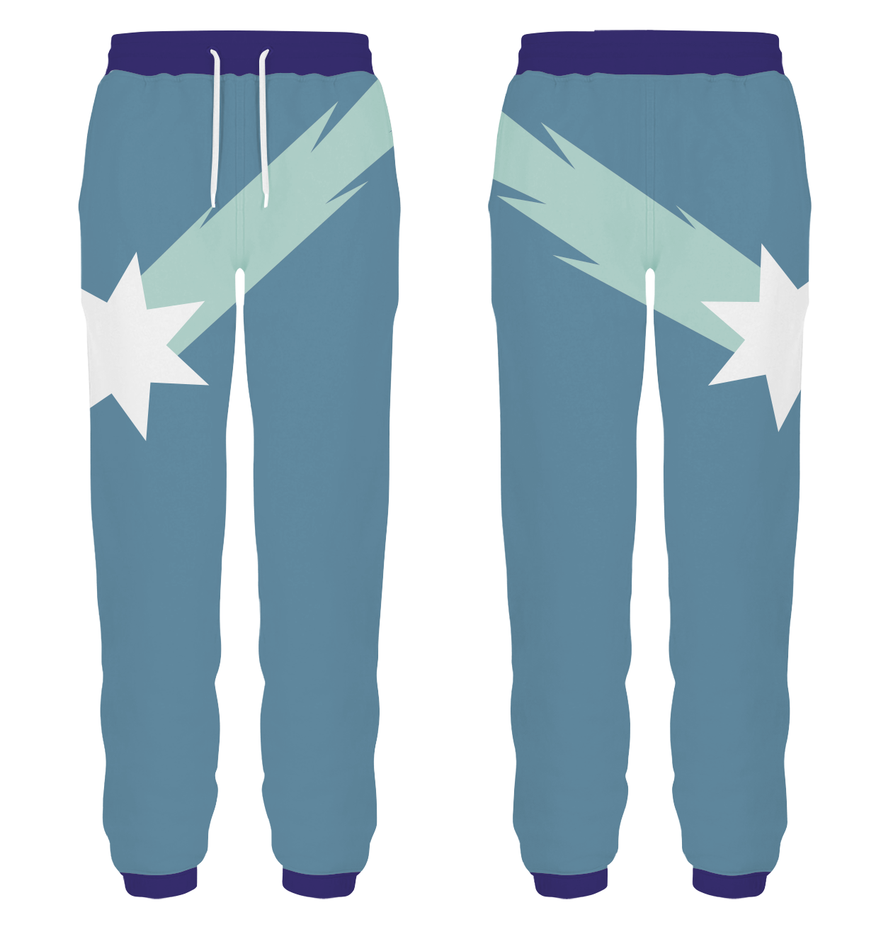 Custom dance joggers adult youth unisex skyward streak - Dance-joggers
