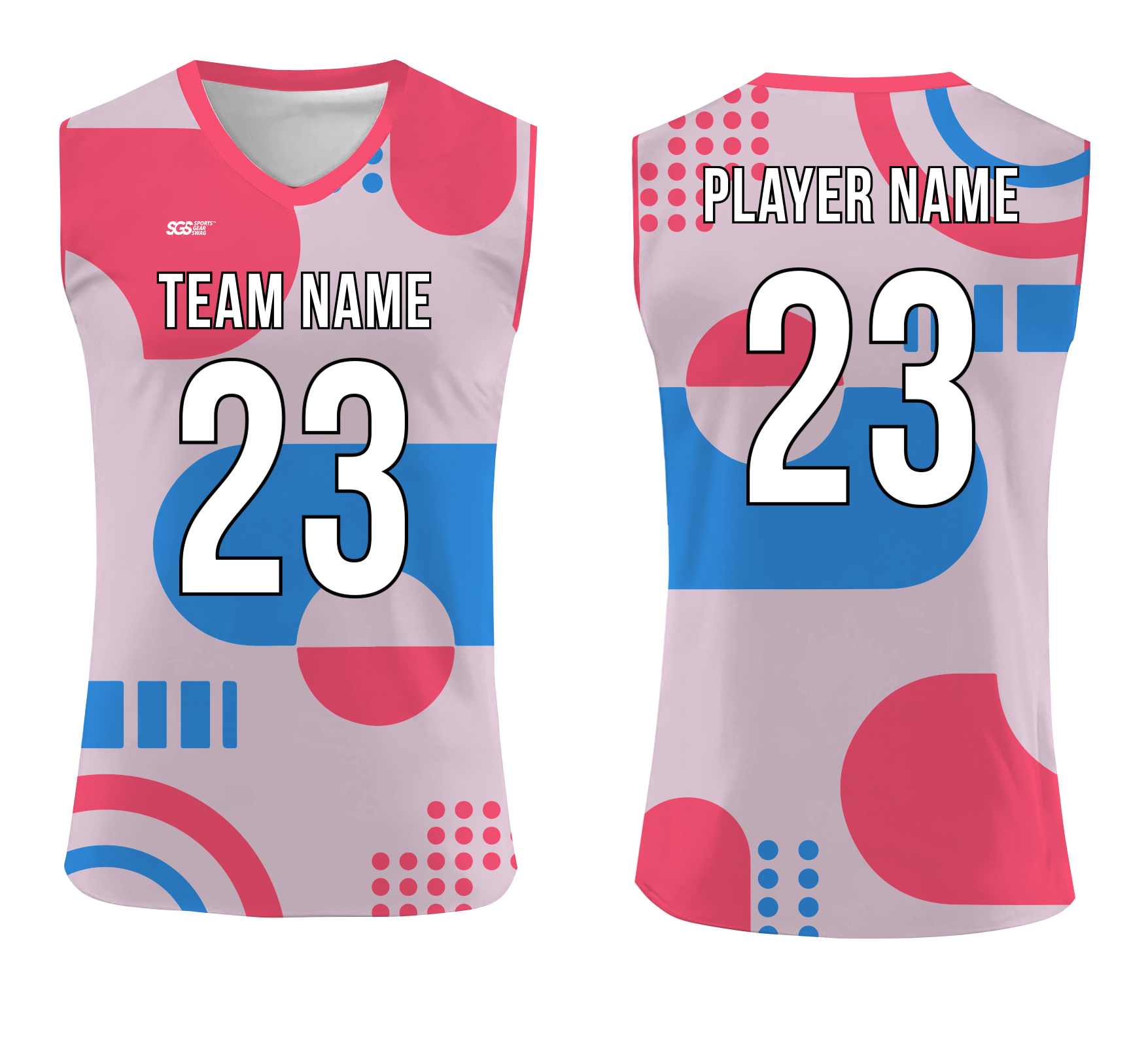 Custom fantastic adult youth sleeveless volleyball jersey - Jersey