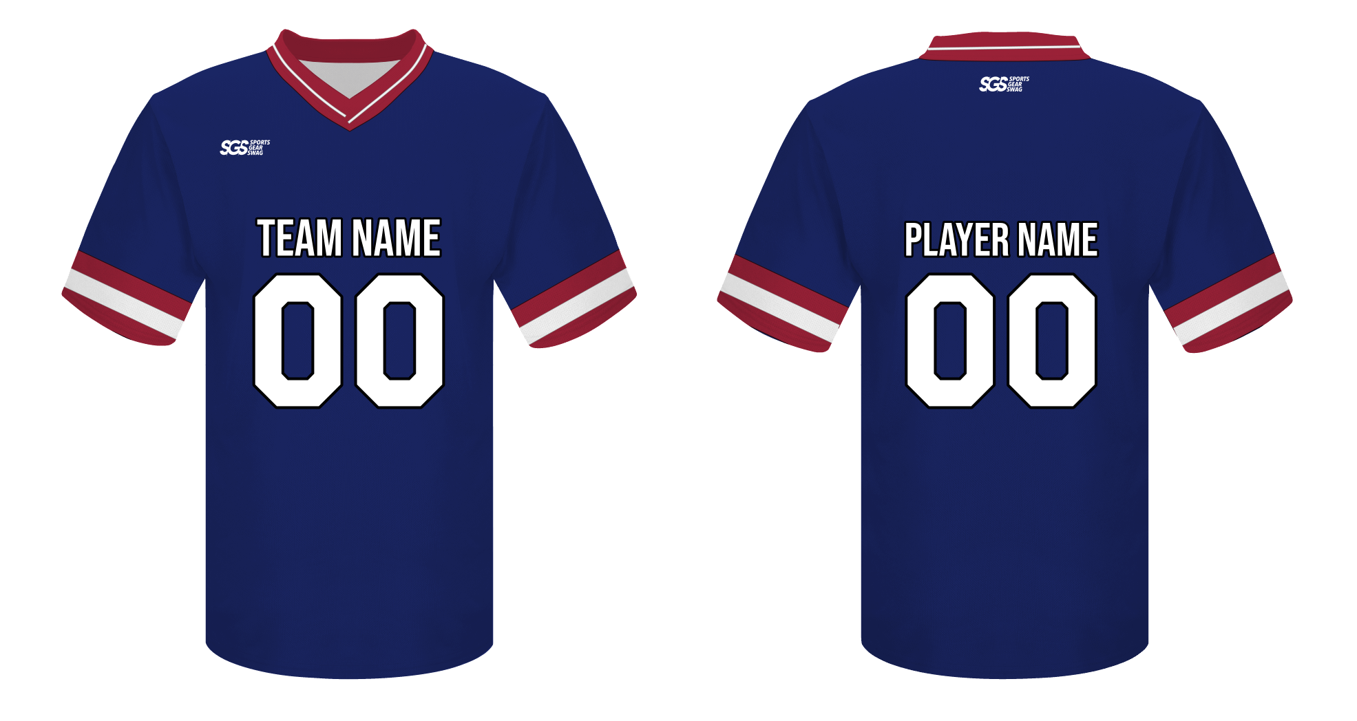 Custom arms border design adult youth unisex football jersey - Jersey