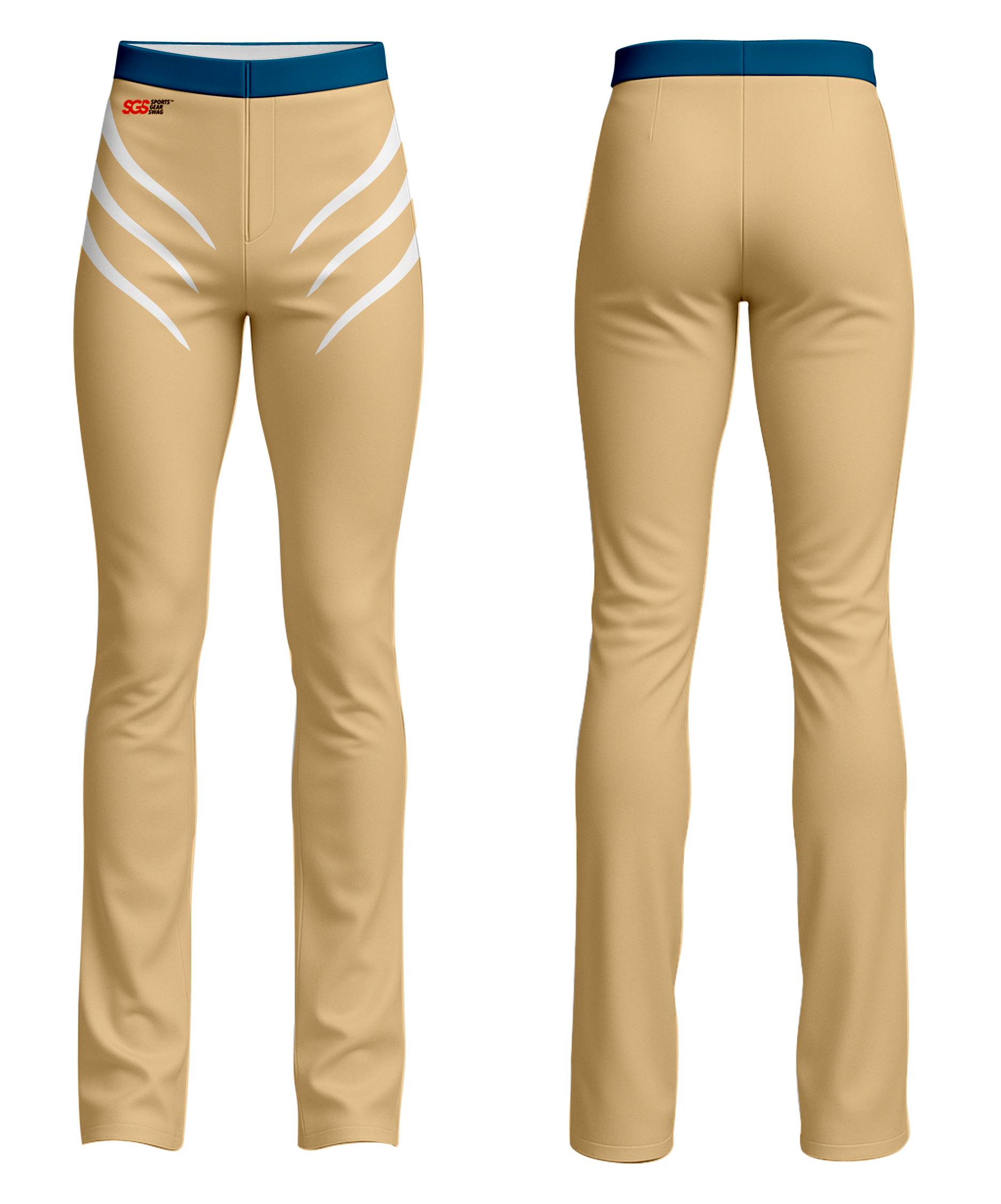 Custom figure skating pants adult youth unisex sunlit path - Figure-skating-pants