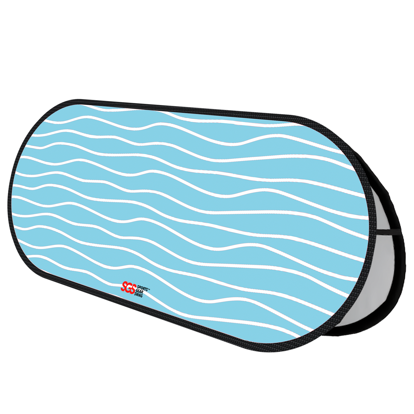 Custom popup banner aqua wave horizontal - Popup-banners
