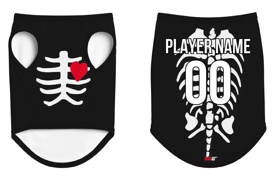 Custom pet holiday shirt skeleton bones - Pets-shirts
