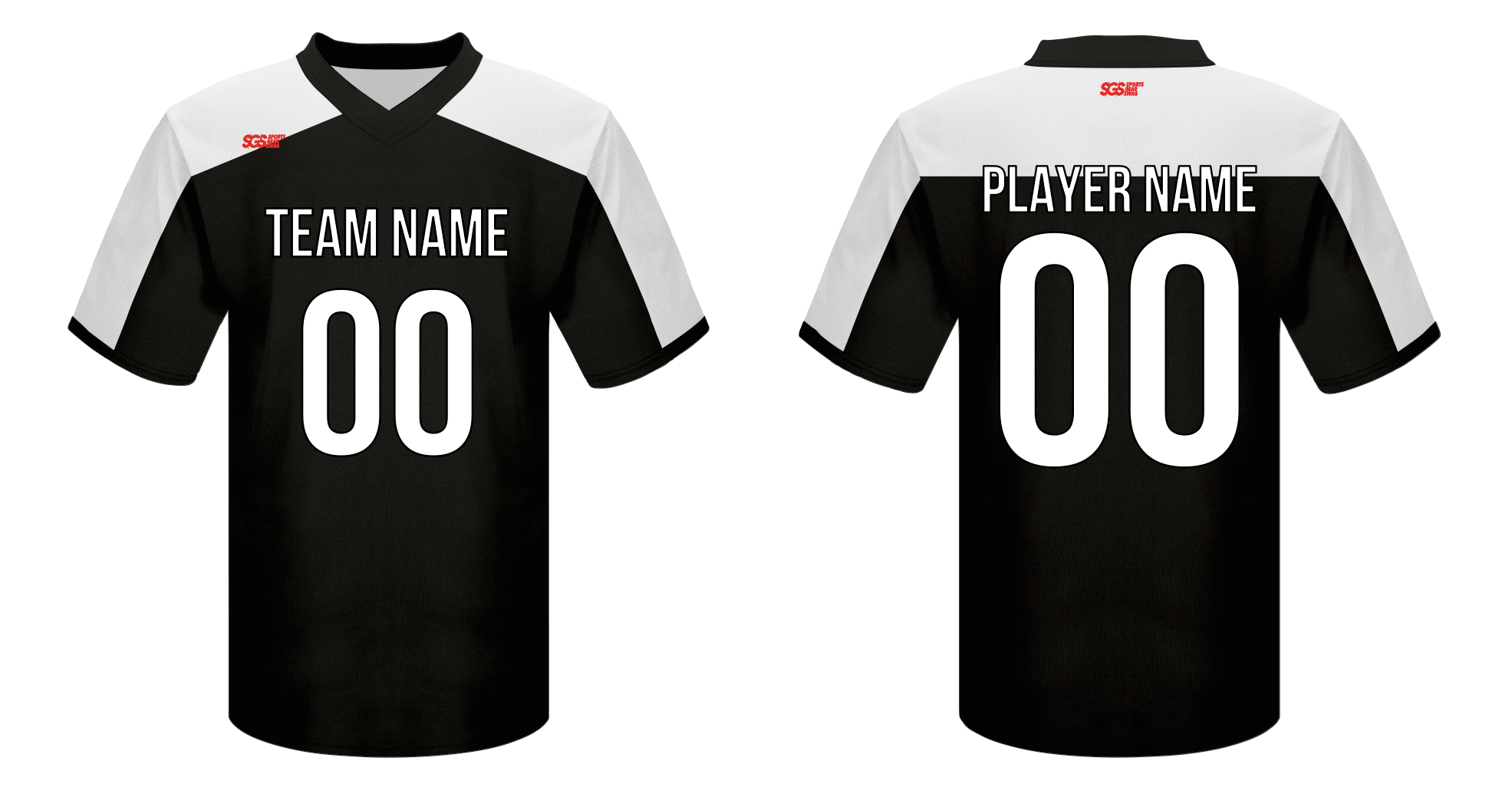 Custom football jersey adult youth unisex black knight - Jersey