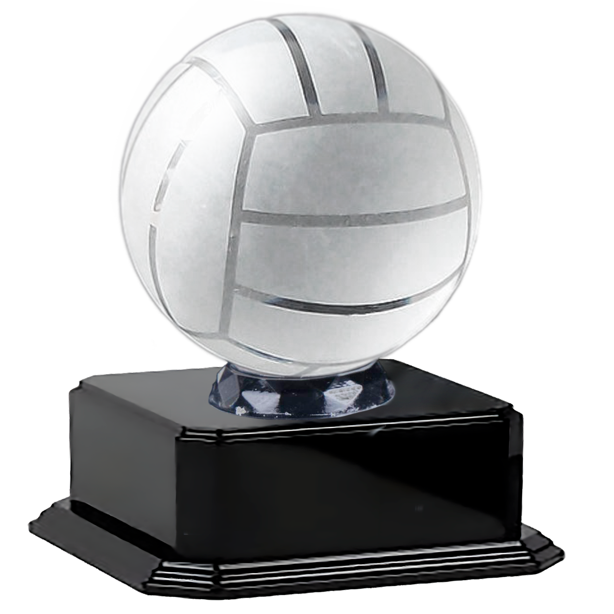Volleyball crystal awards - Crystal-awards