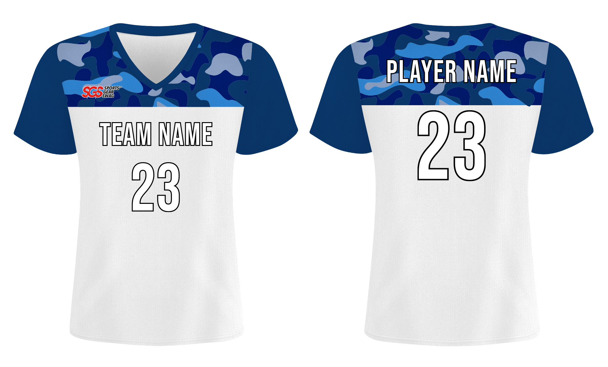 Custom simple camo adult youth soccer jersey - Jersey
