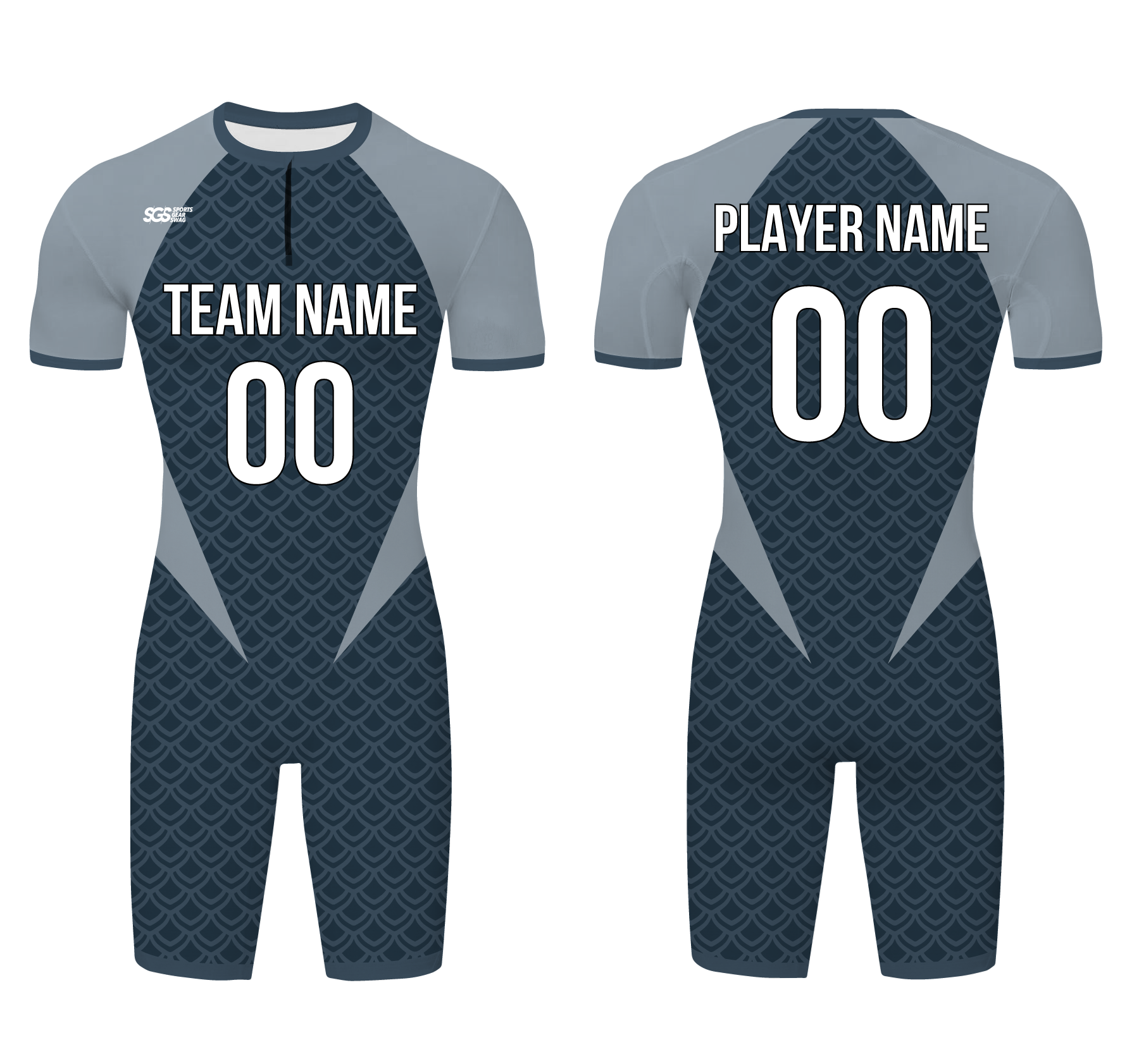 Custom water men speed suit aqua scales - Men-water-speed-suits