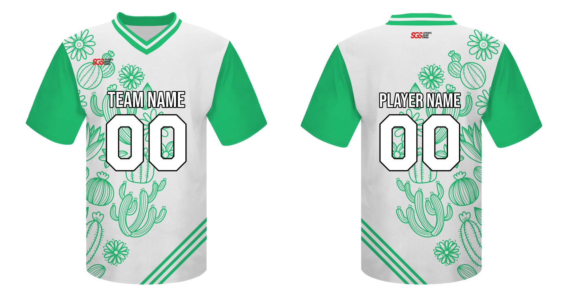 Custom lovely nature design adult youth unisex football long jersey - Jersey