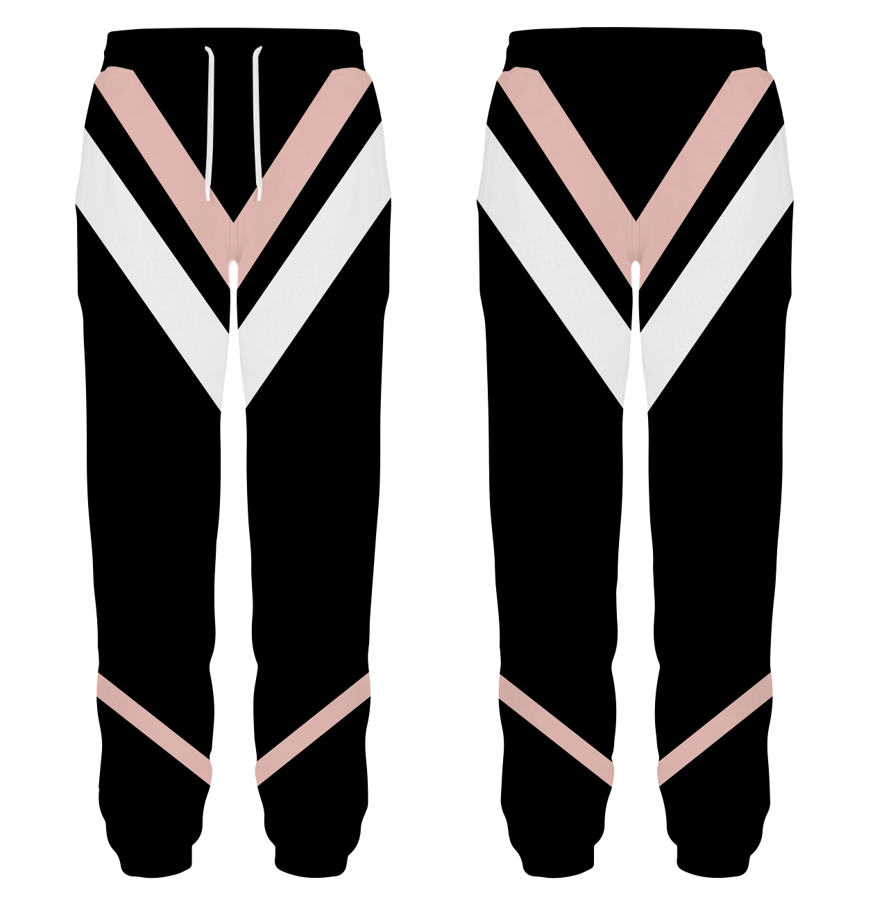Custom v shape lines adult youth unisex sweatpants - Sweatpant