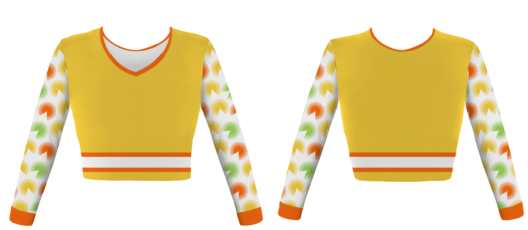 Custom colorful nature adult youth unisex cheerleading long sleeve jersey - Jersey