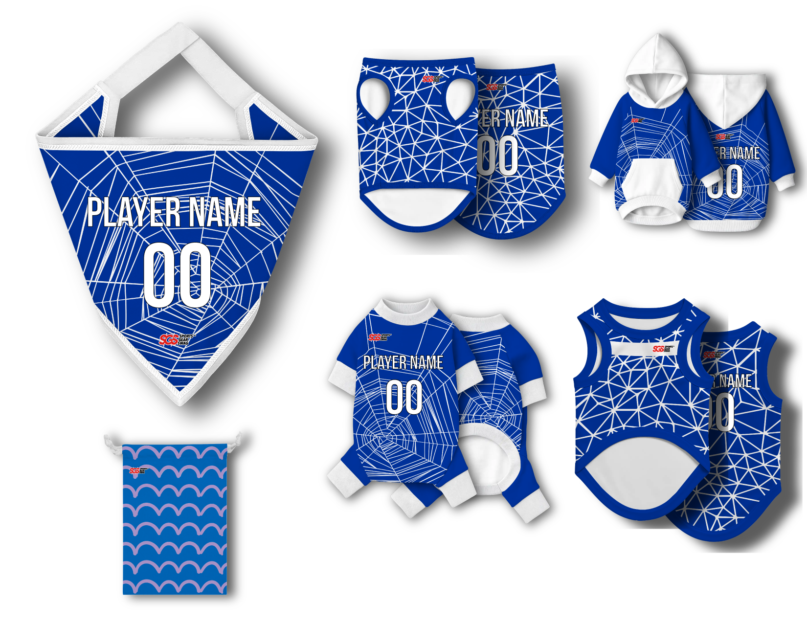 Custom pet bandana refined replica - Pets-bandana