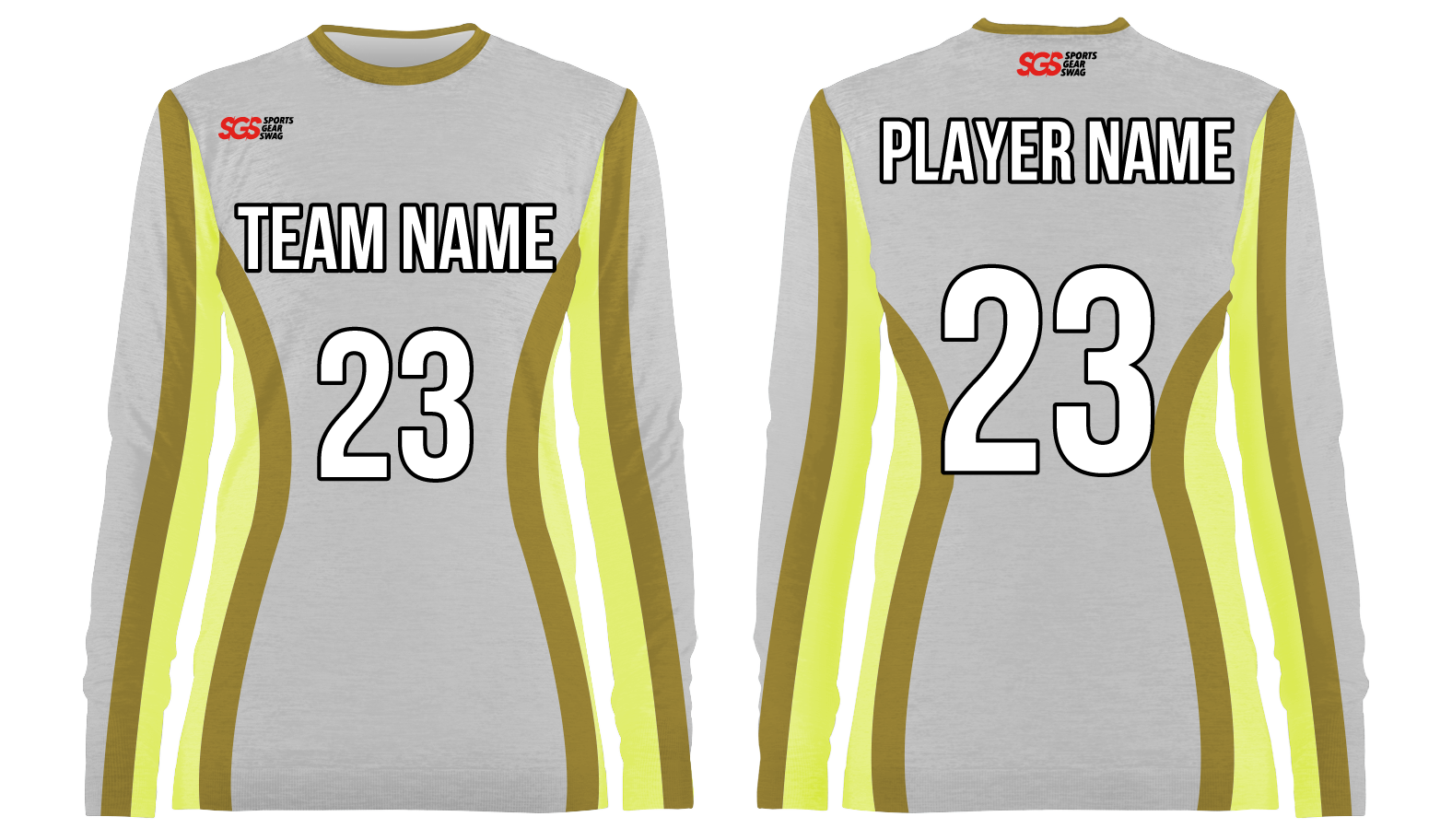 Custom sides solids adult youth unisex long sleeves soccer jerseys - Jersey