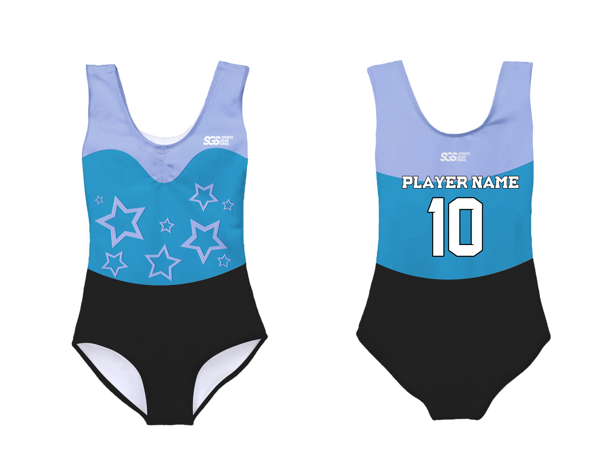 Custom sleeveless gymnastic uniform adult youth celestial grace - Gymnastics-uniforms
