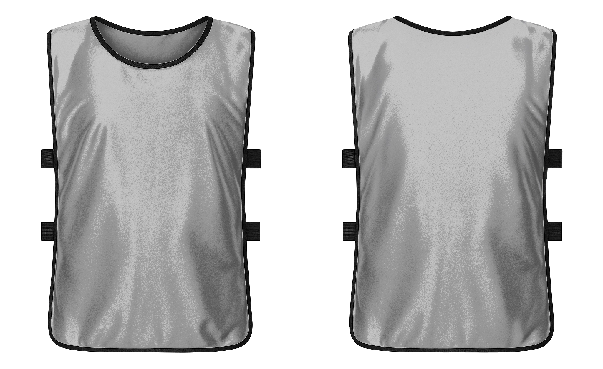 Training vest adult youth unisex gray - Training-vests