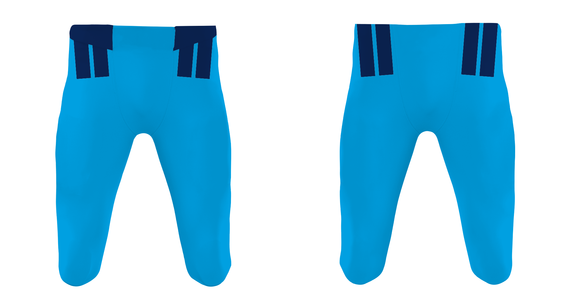 Custom elegant no belt solid design adult youth unisex football pants - Football-pants