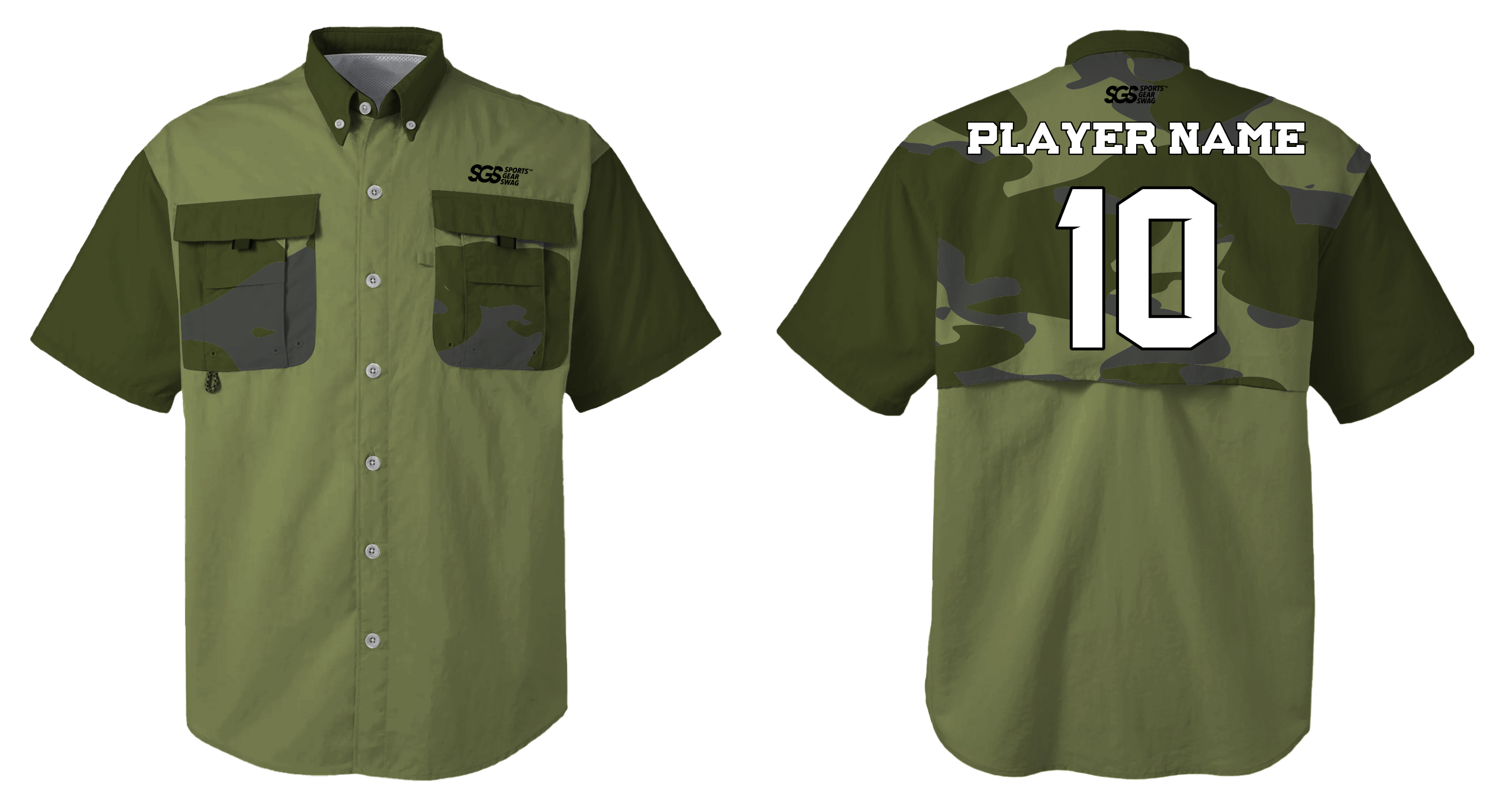 Custom fishing shirt adult youth unisex moss hunter - Jersey