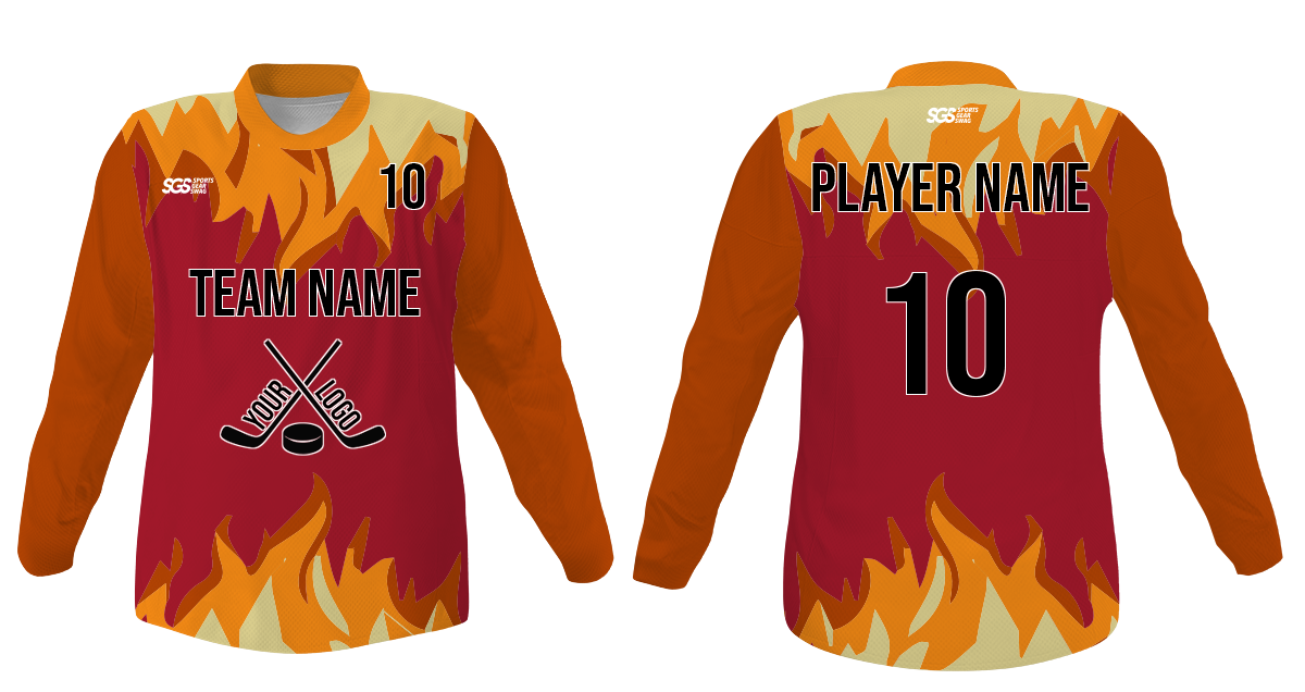 Custom classic nature design youth unisex hockey jersey - Jersey