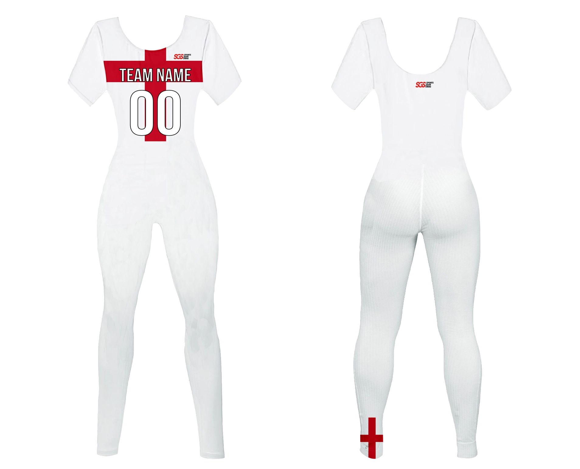 Custom women short sleeve dance bodysuit union jack elegance - Dance-bodysuits