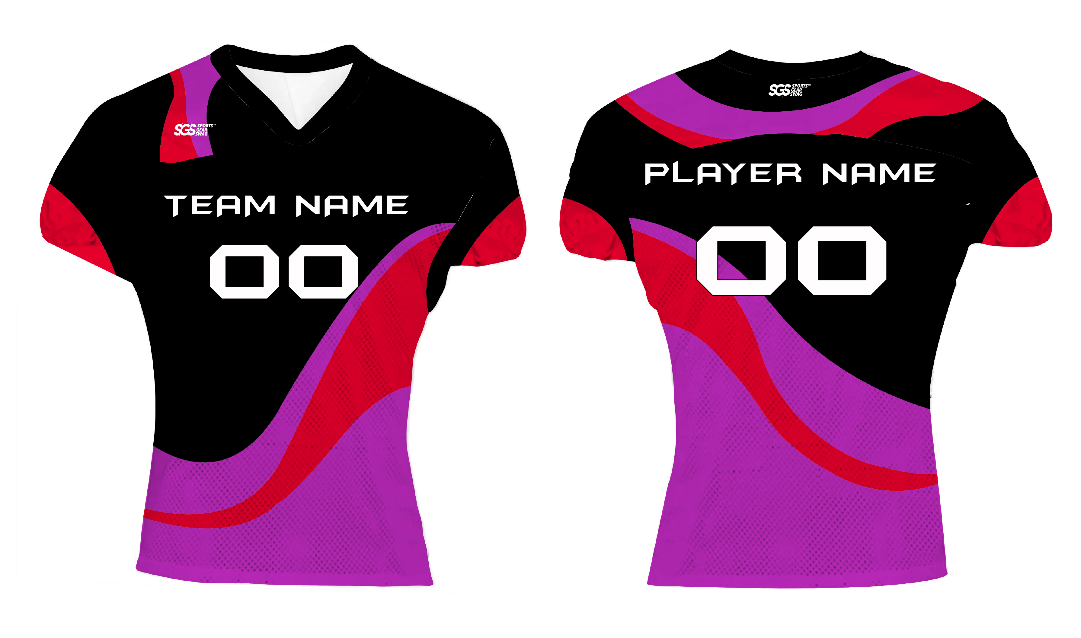 Custom elegant solids adult youth unisex football jersey - Jersey