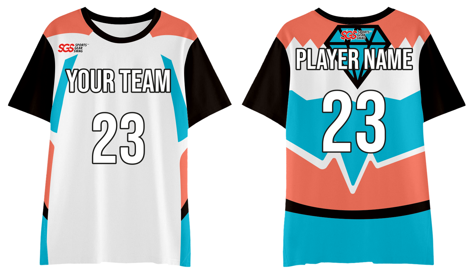 Custom moisture-wicking diamond adult youth unisex shirt - Jersey