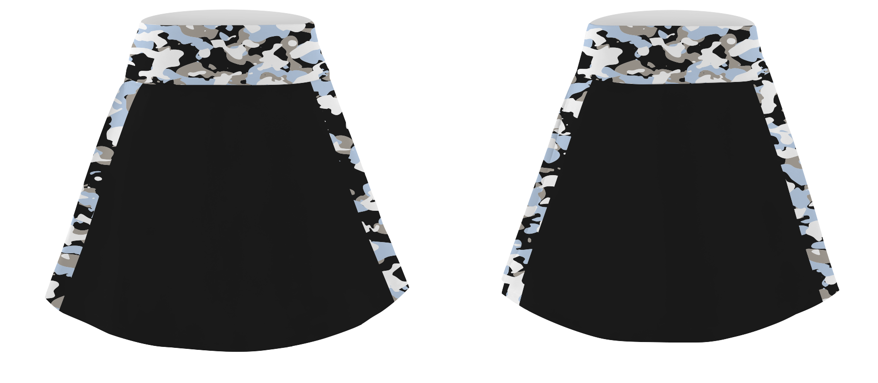 Custom standard skirt dance uniform urban camo - Dance-skirts