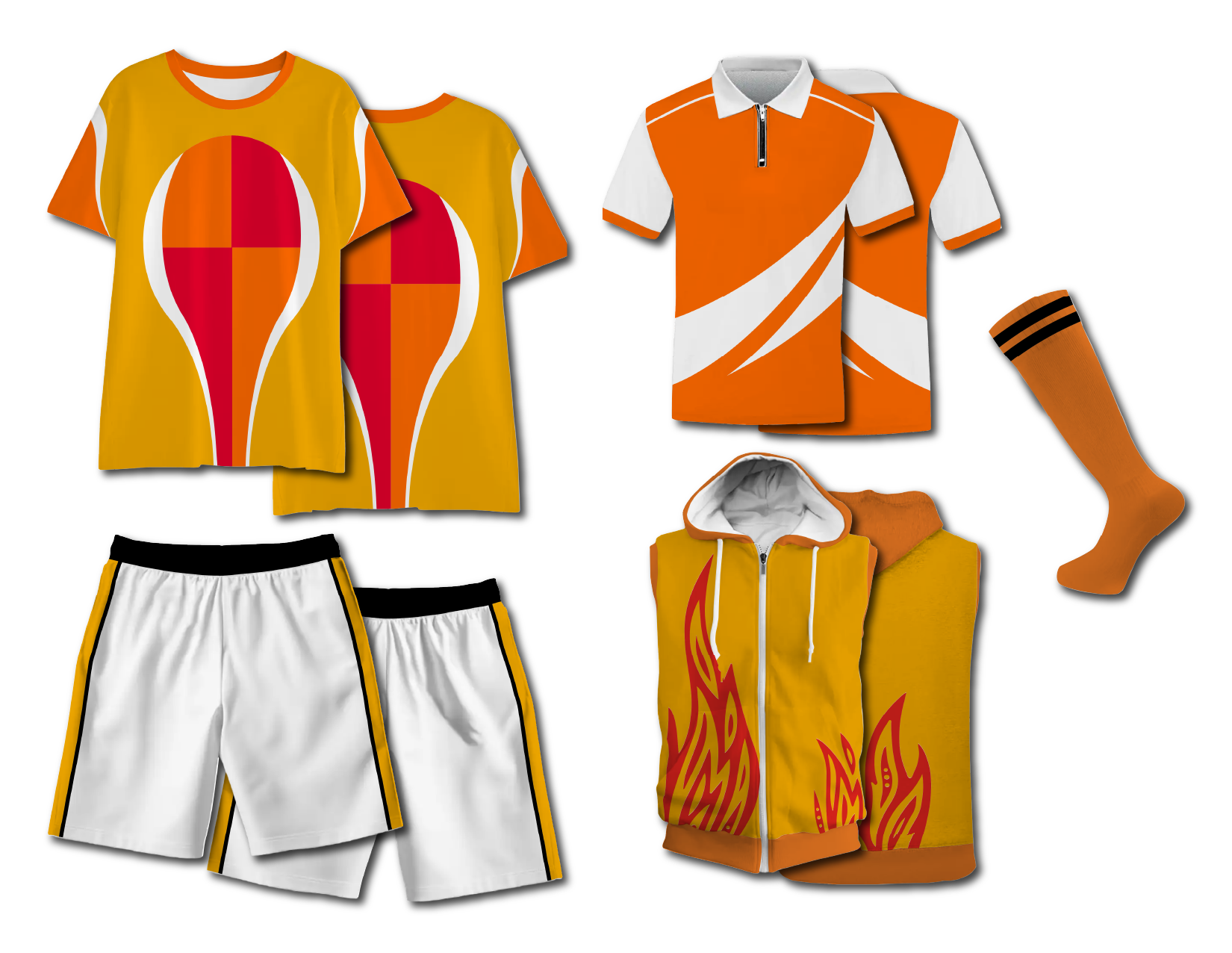 Custom moisture wicking  rust orange adult youth unisex shirt - Pickleball-jerseys