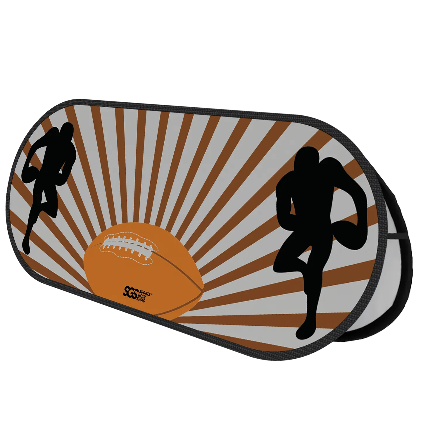 Custom popup banner american football silhouette horizontal - Popup-banners