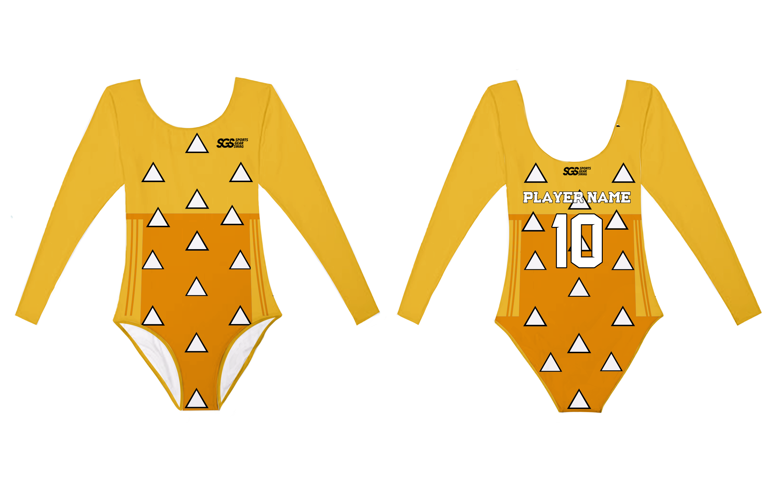 Custom long sleeve gymnastic uniform adult youth zenitsu vibes - Gymnastics-uniforms