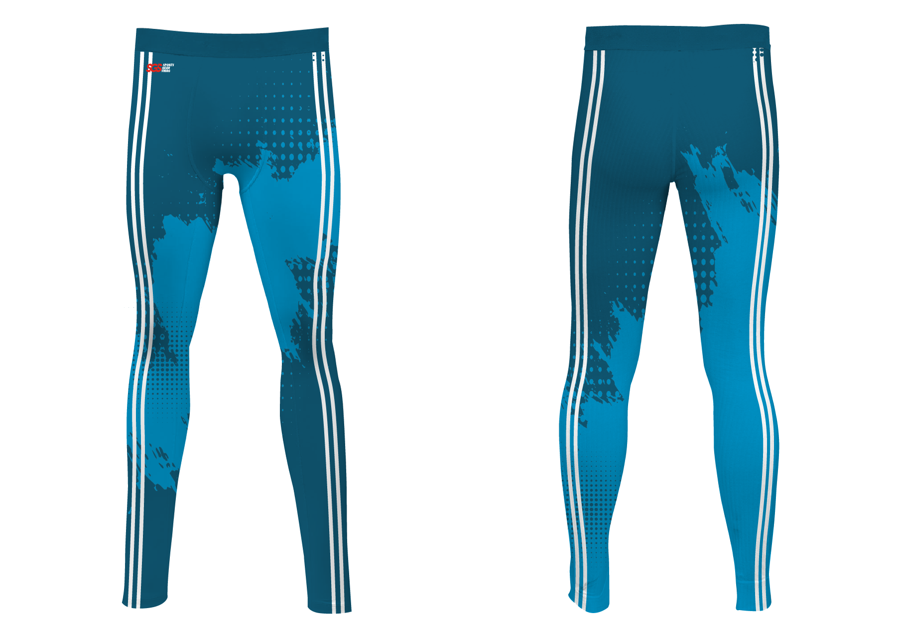 Custom cycling tights adult youth unisex energetic forms - Cycling-tights
