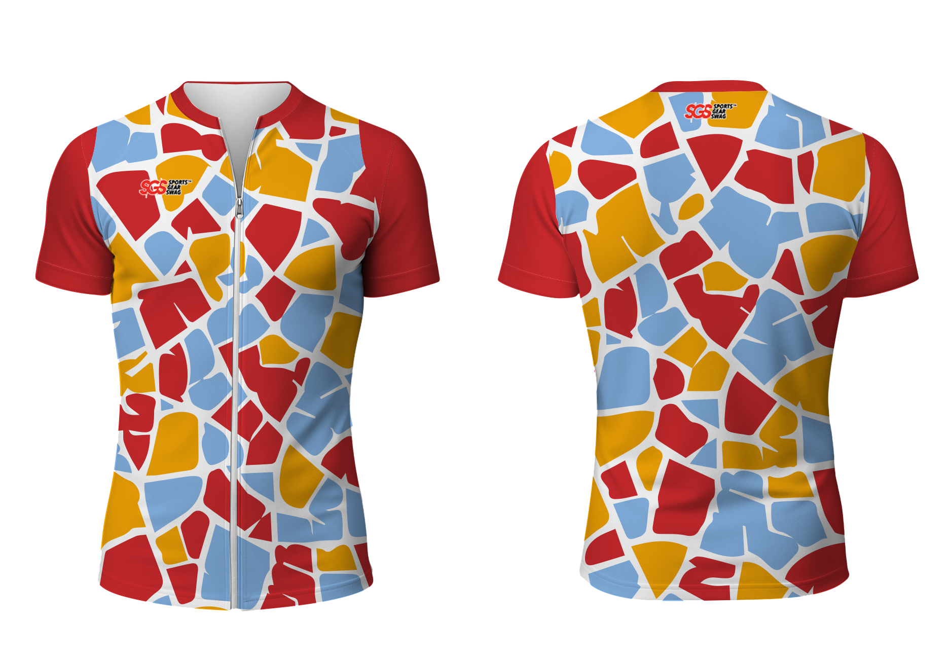 Custom figure skating zipper short sleeve jersey adult youth unisex victory series - Figure-skating-jerseys