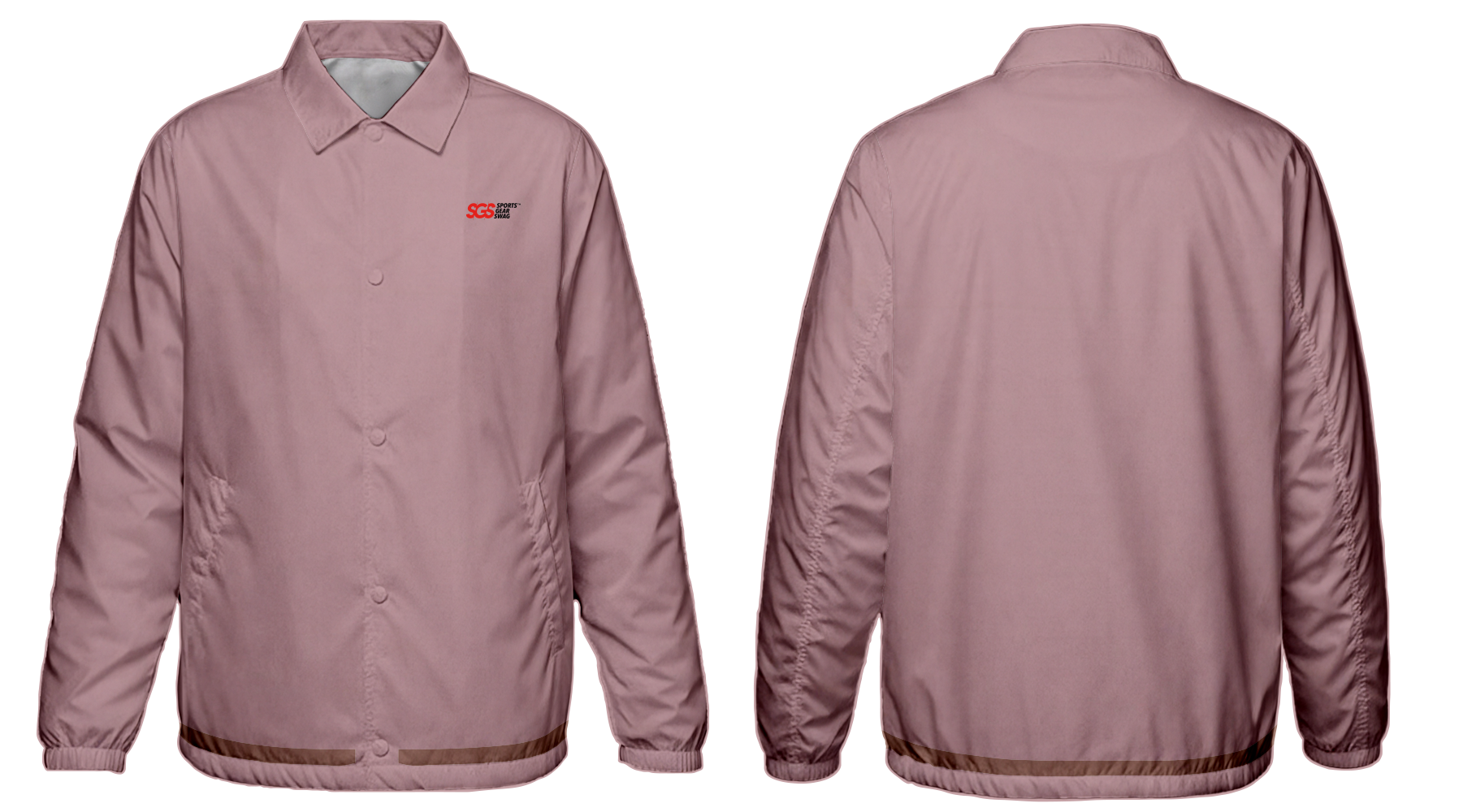 Custom coach jacket adult youth unisex game command - Coach-jacket