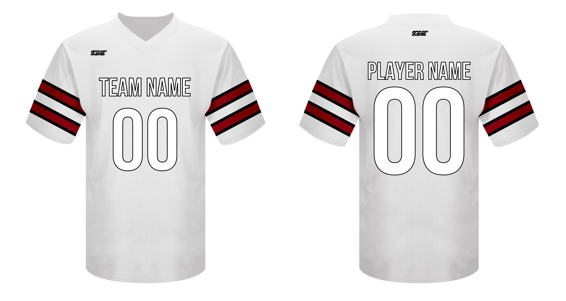 Custom football jersey adult youth unisex arctic redline - Jersey