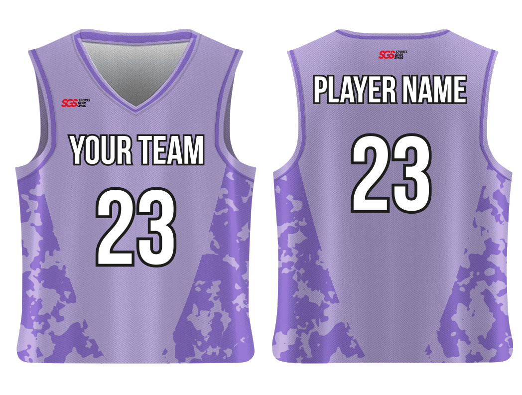 Custom sides v camo adult youth unisex basketball jersey - reversible uniform - Jersey