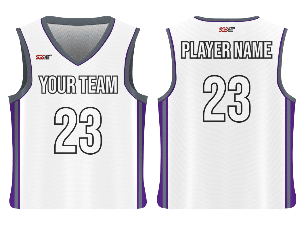 Custom modern basic adult youth unisex basketball jersey - reversible uniform - Jersey