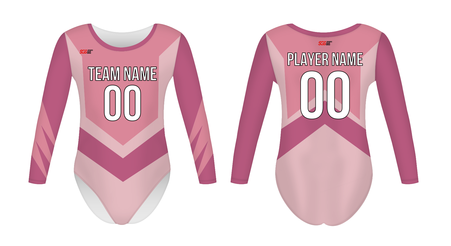 Custom women long sleeve one piece dance uniform modern style - Dance-jerseys