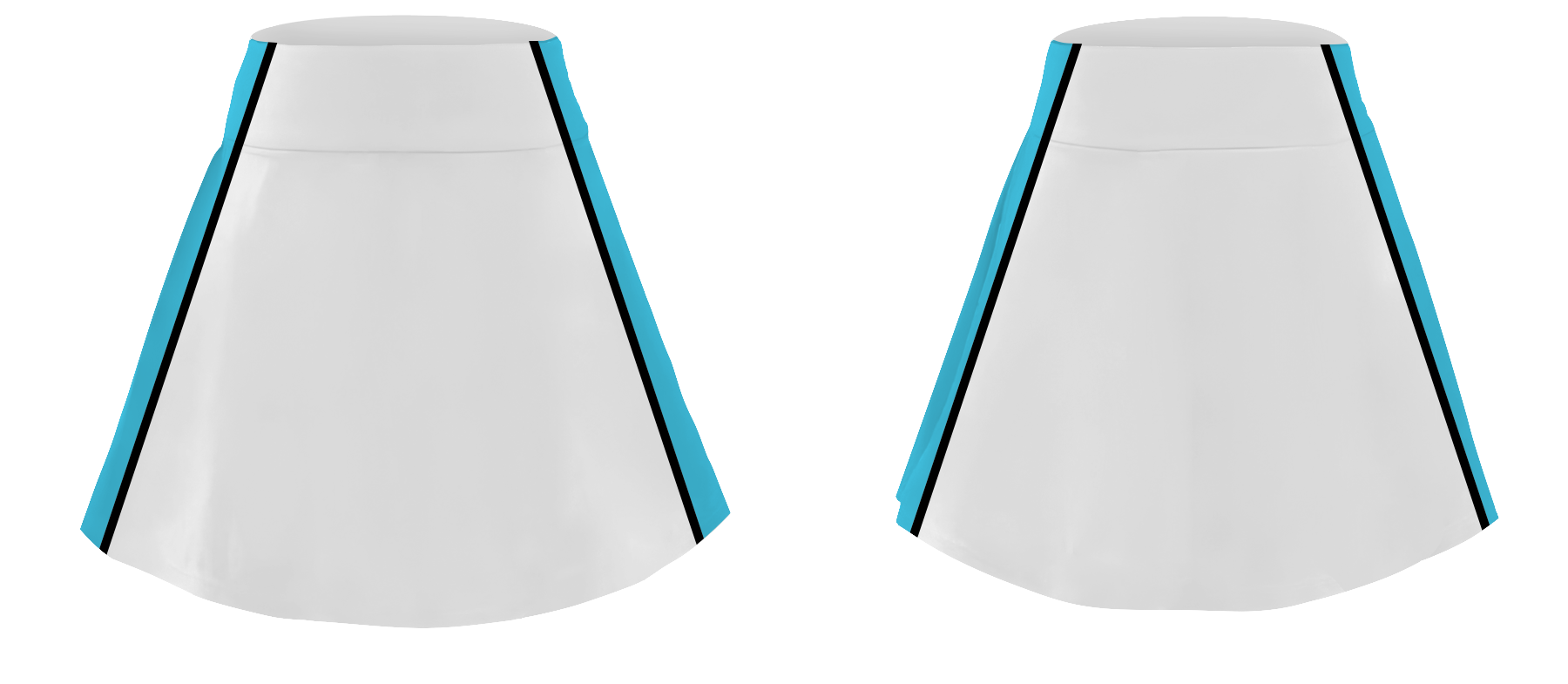 Custom rhody sky symphony youth adult unisex cheerleading skirts - Skirts