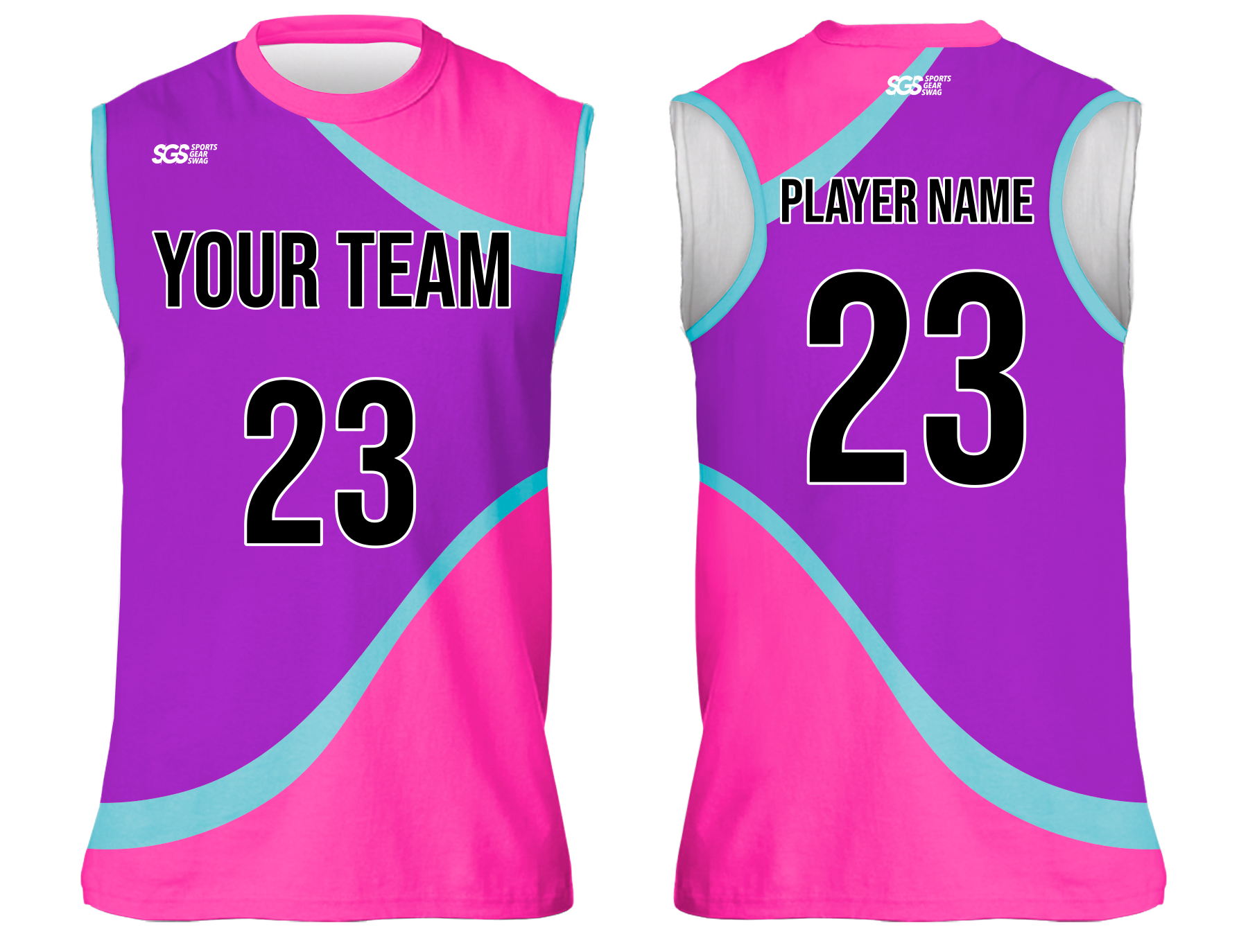 Custom quality adult youth unisex volleyball racerback jersey - Jersey