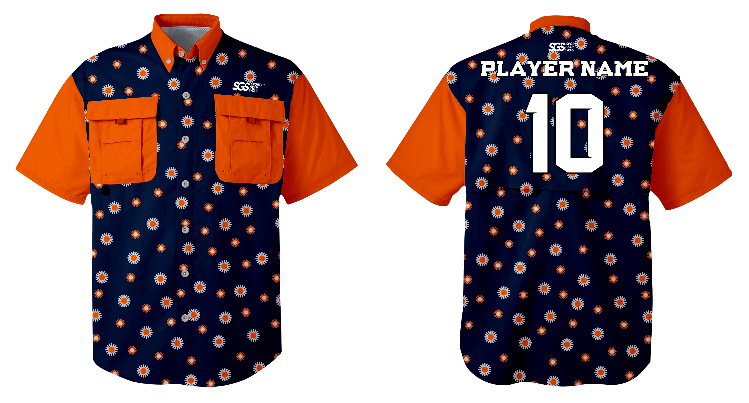Custom fishing shirt adult youth unisex wildflower tide - Jersey