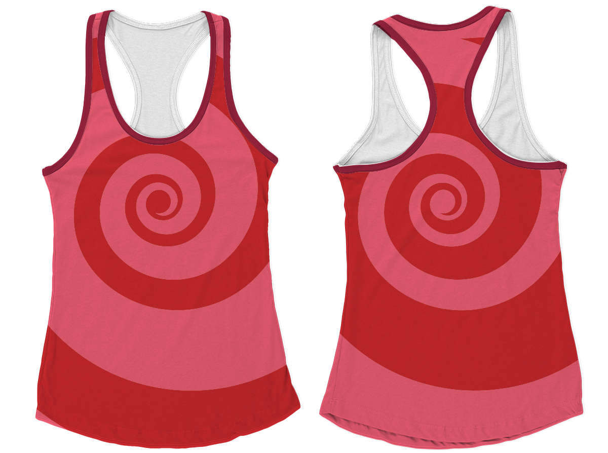 Custom whirlpool pattern everyday adult youth unisex tank top - Tank-top